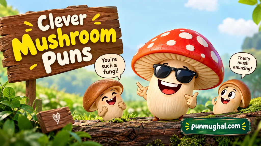 Clever Mushroom Puns